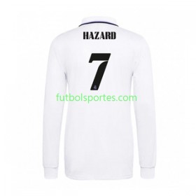 Camiseta Real Madrid Eden Hazard 7 Primera Equipación 2022/2023 Manga Larga